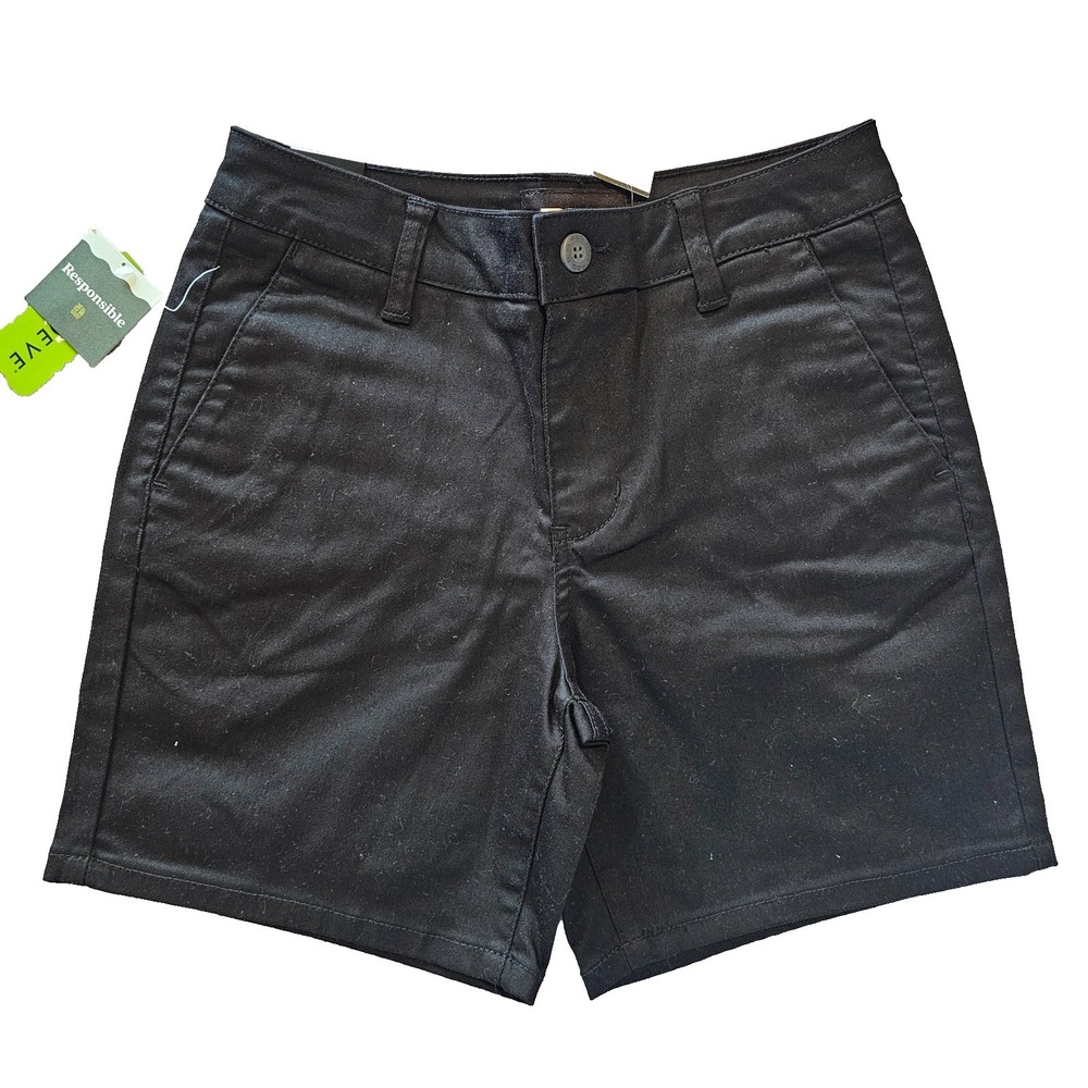 RSQ Chino Pull On Black Shorts Youth Size 14 Boys Girl Unisex